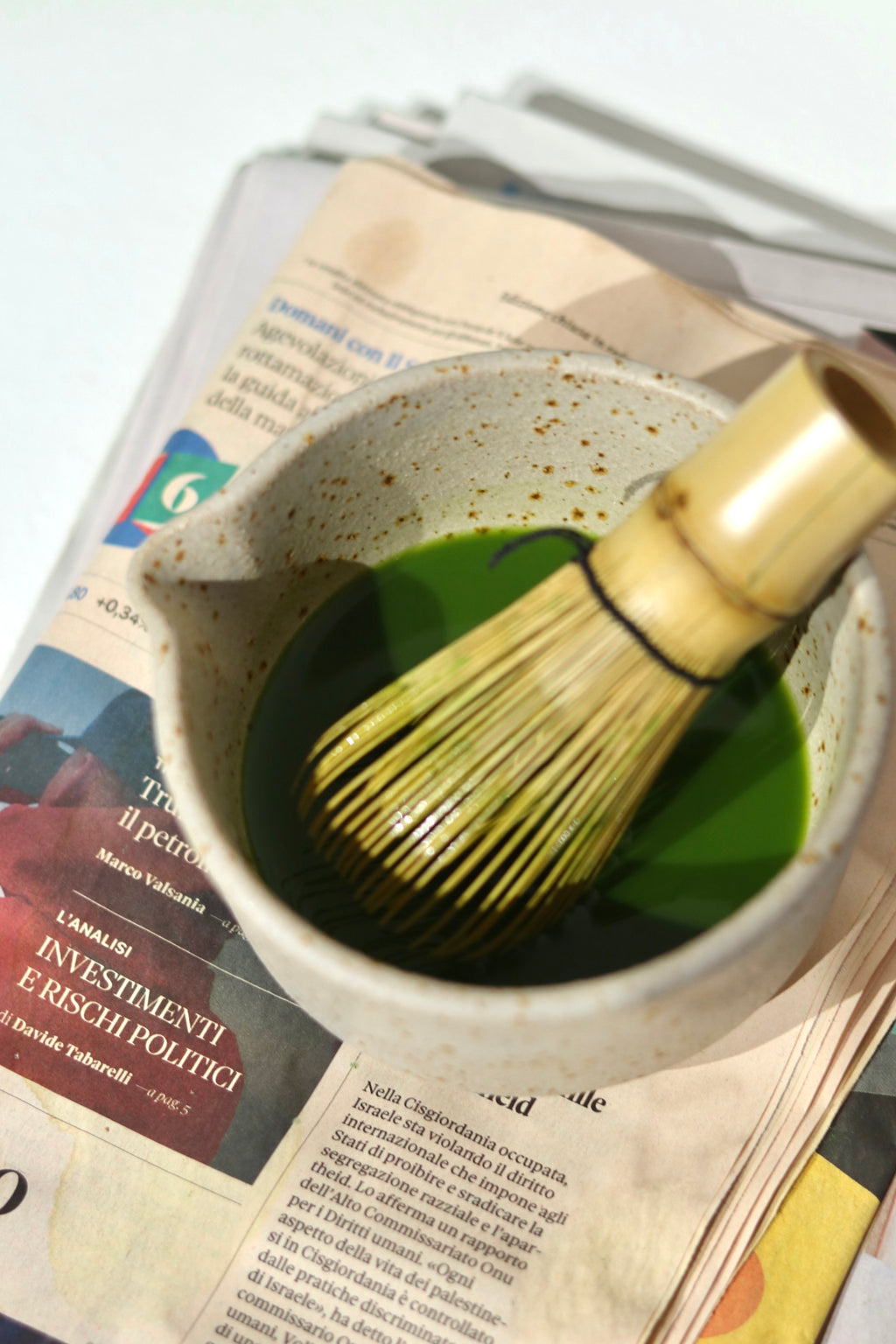 Matcha Bowl Artigianale con Beccuccio