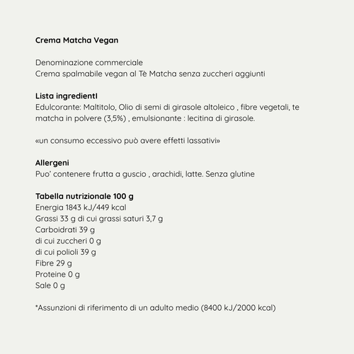 Crema Matcha 5 pz - 40g