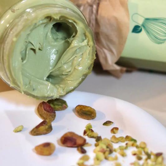 Vasetto crema spalmabile al matcha e pistacchio