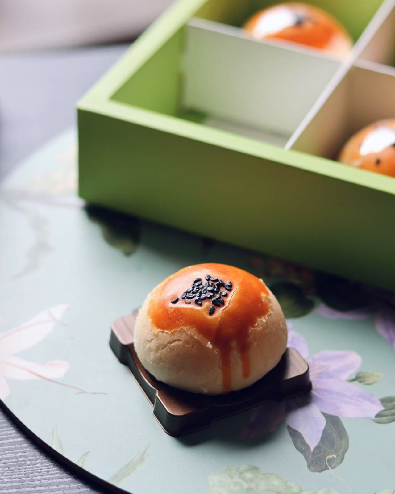 Egg Yolk Puff con Matcha | Dolce da Forno con Tuorlo d’Uovo e Tè Verde Giapponese - 240g (4 pezzi)