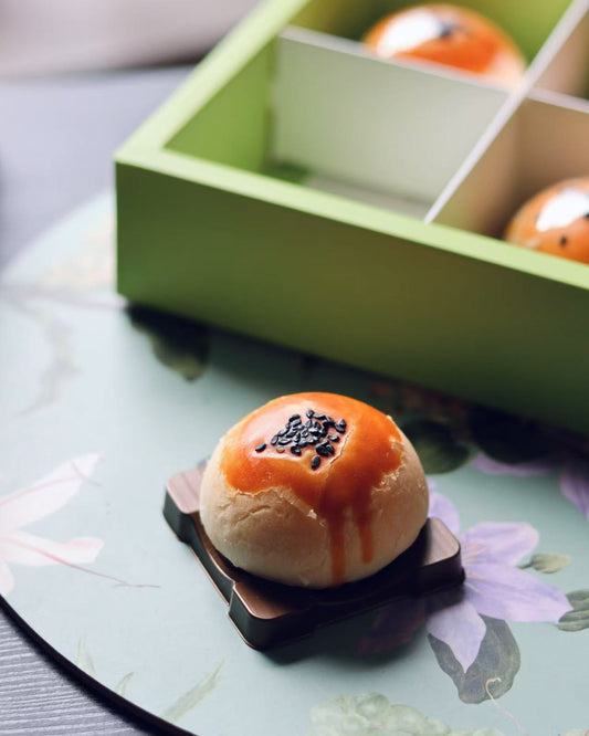 Egg Yolk Puff con Matcha | Dolce da Forno con Tuorlo d’Uovo e Tè Verde Giapponese - 240g (4 pezzi)