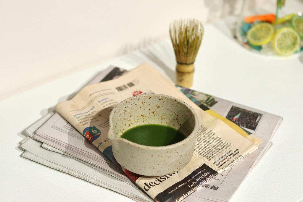 Matcha Bowl Artigianale con Beccuccio
