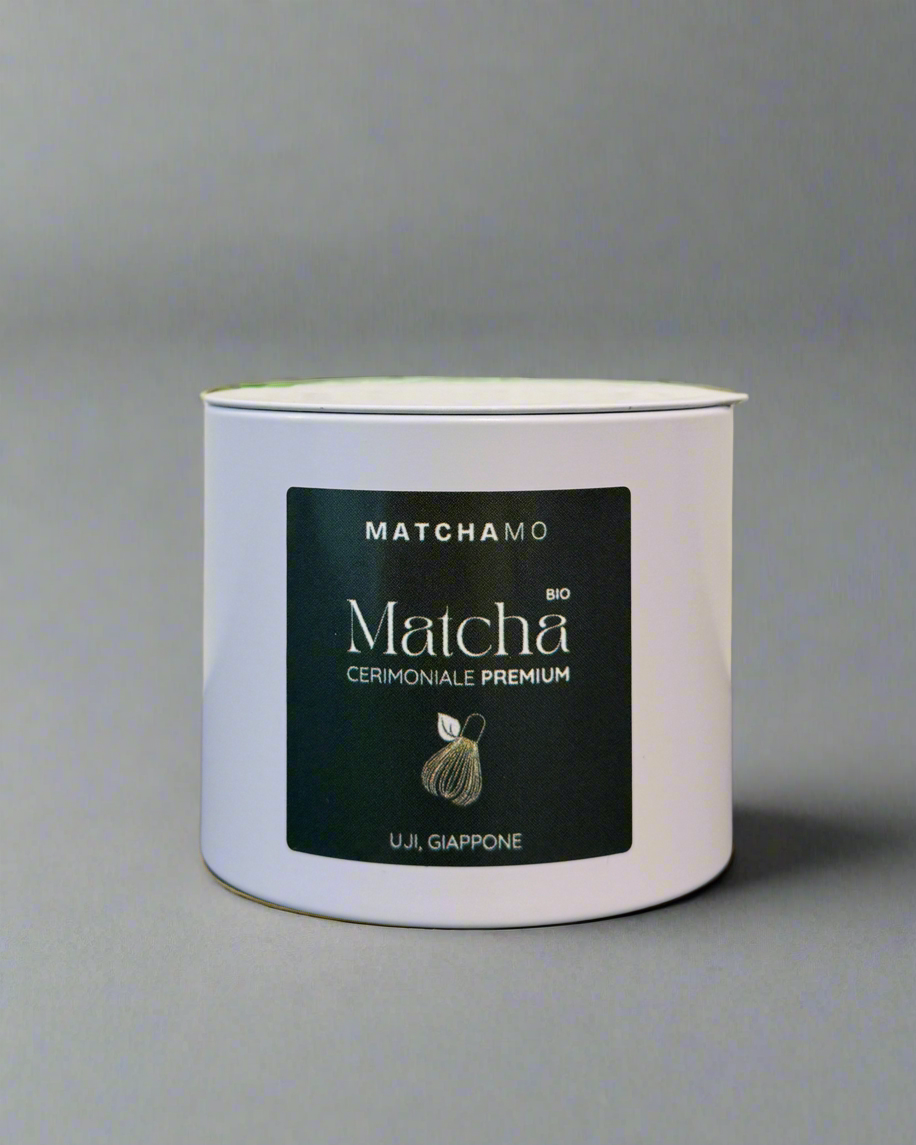 Matcha Powder Ceremonial Grade PREMIUM - Tin Packaging, Japan
