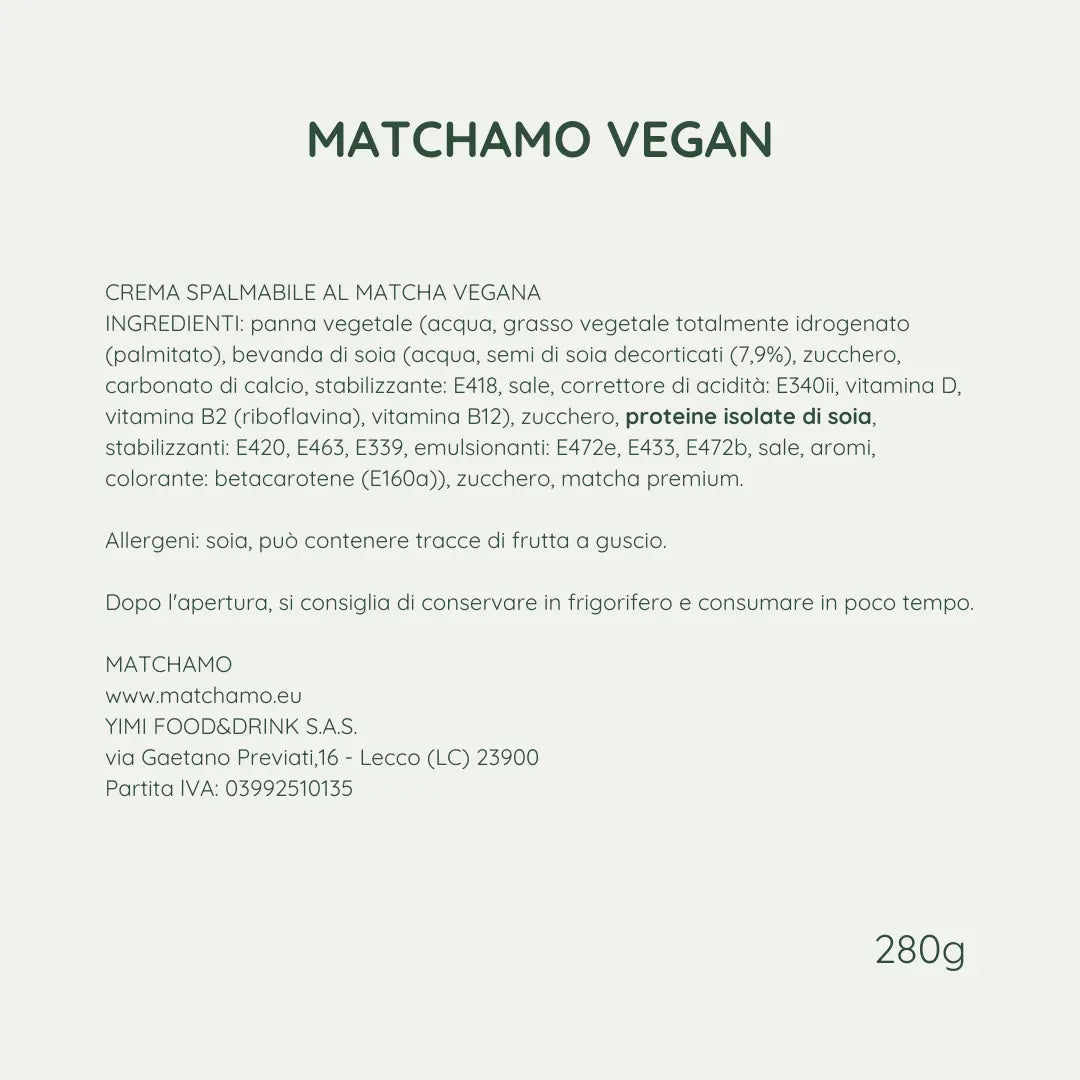 Crema Matcha - Vegan MatchaMo