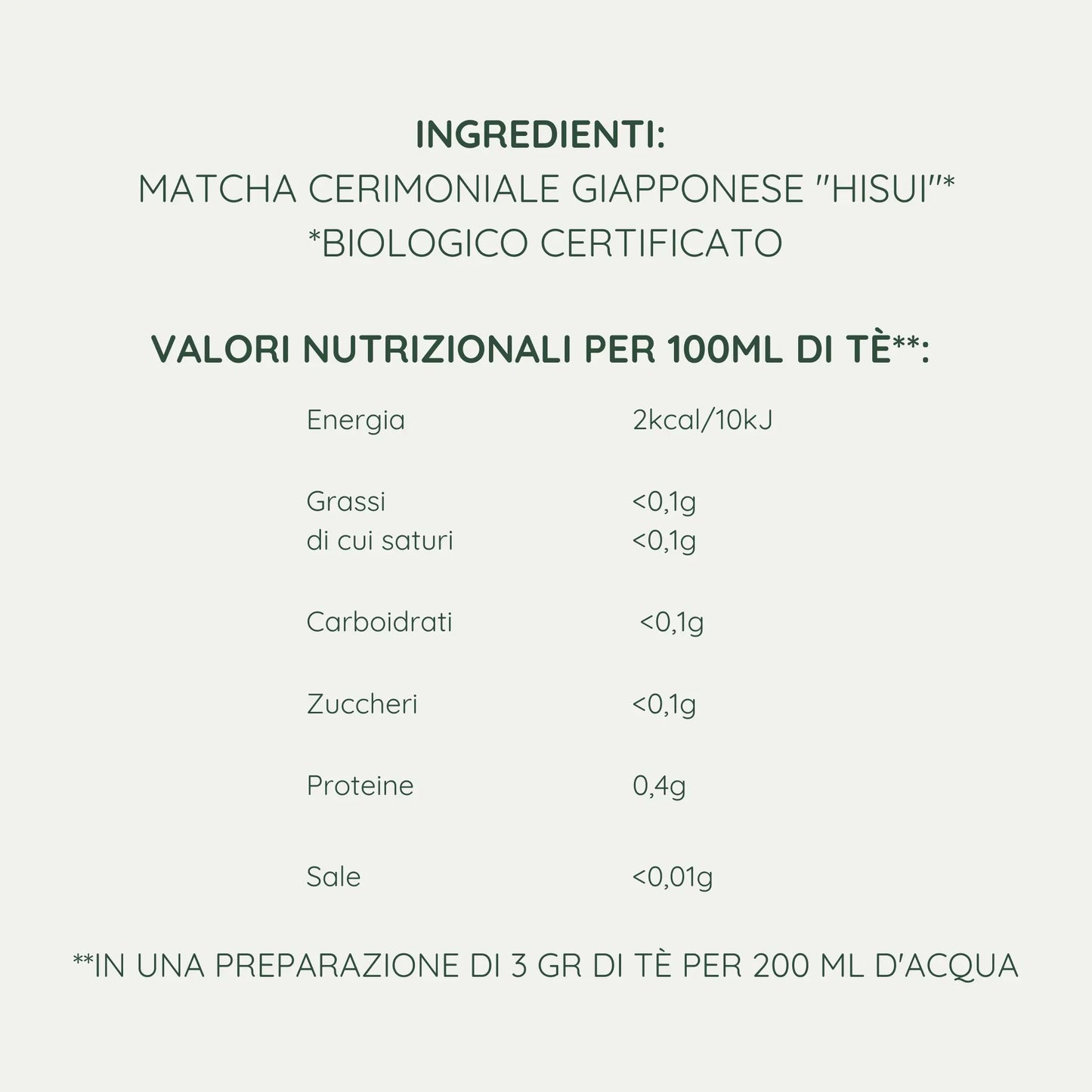 Matcha Cerimoniale Giapponese "Hisui" BIO di Kagoshima – 100g (Doypack) MatchaMo