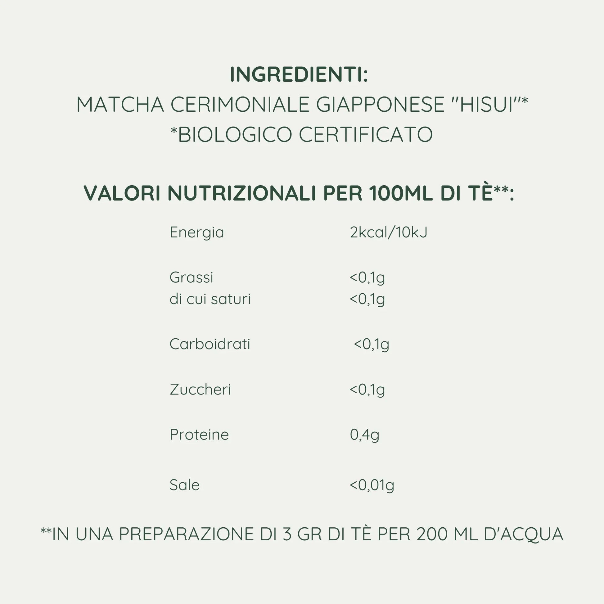 Matcha Cerimoniale Giapponese "Hisui" BIO di Kagoshima – 100g (Doypack) MatchaMo