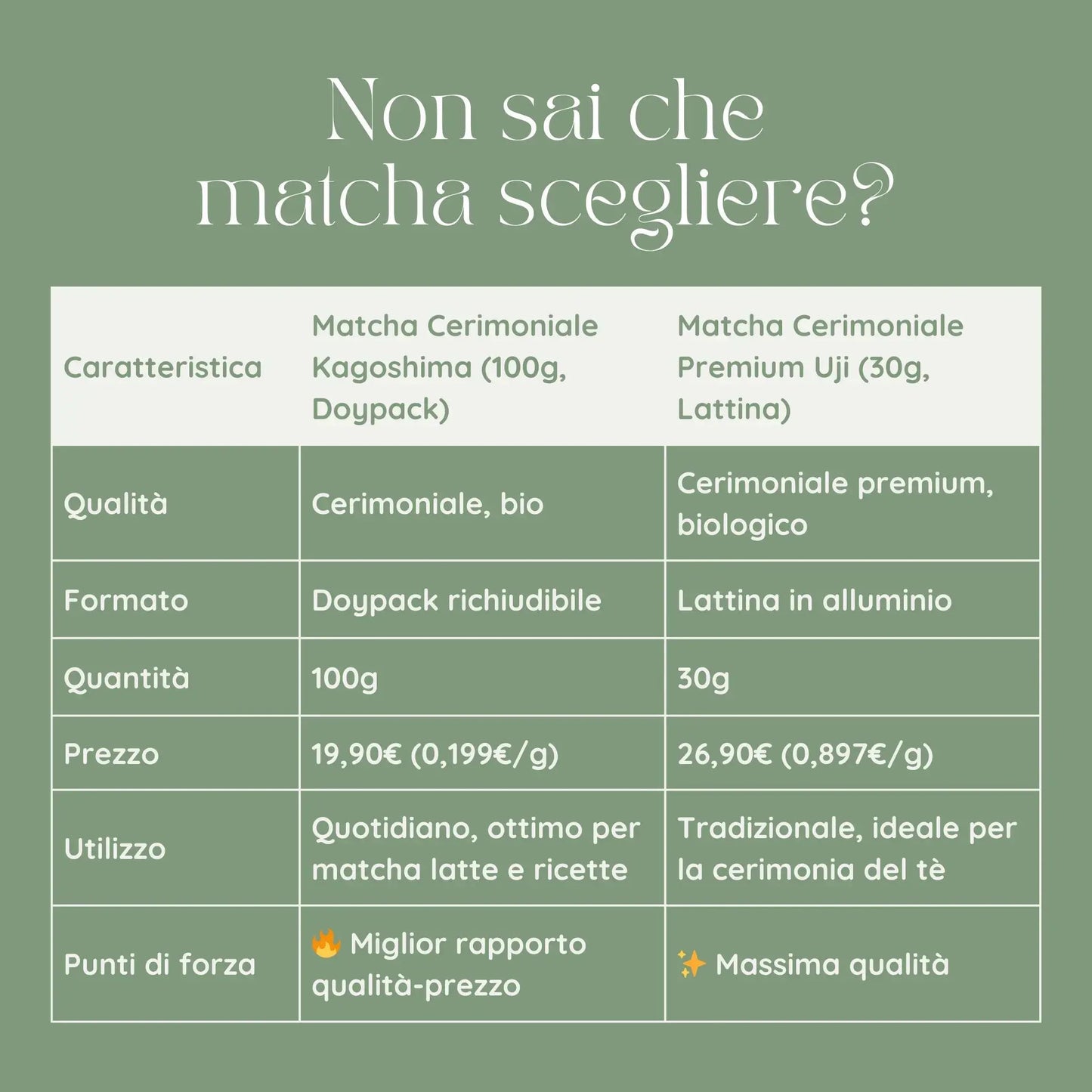 Refill Matcha in Polvere Grado Cerimoniale PREMIUM - 30gr MatchaMo