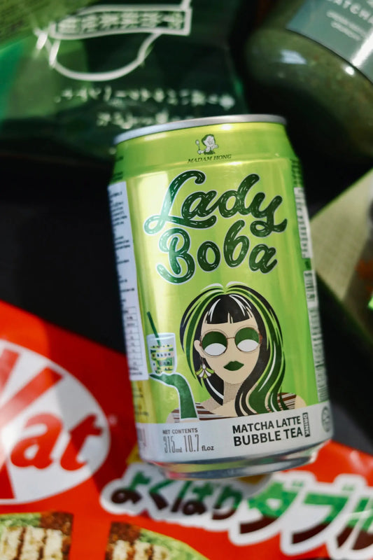 Lady Boba Matcha Latte Bubble Tea con perle di tapioca - 315ml MatchaMo