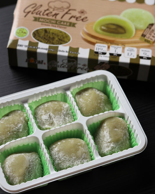 Mochi al Tè Verde Senza Glutine | Dolcetti Giapponesi al Matcha - 210g (6 pezzi)